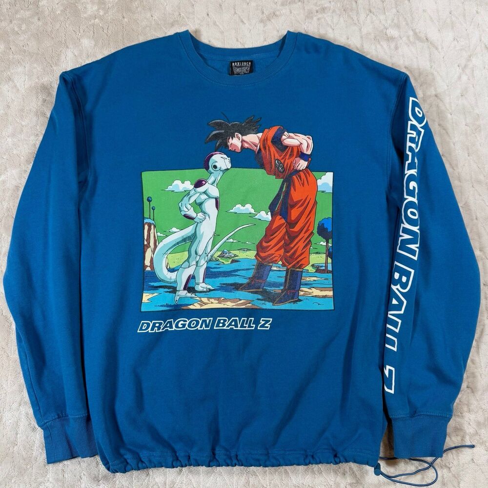 DragonBall Z Sweat Shirt Sz Medium DBZ Freeza Goku BoxLunch Dragon Ball
